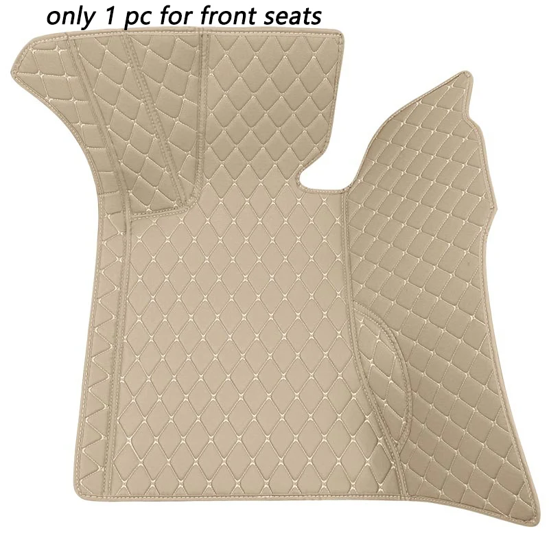 only 1 Piece front KADULEE заказ автомобиля коврик для ford fusion fiesta mk7 s-max ranger проводник 5 Mondeo kuga края аксессуары водонепроницаемый ковер - Название цвета: only 1 Piece front