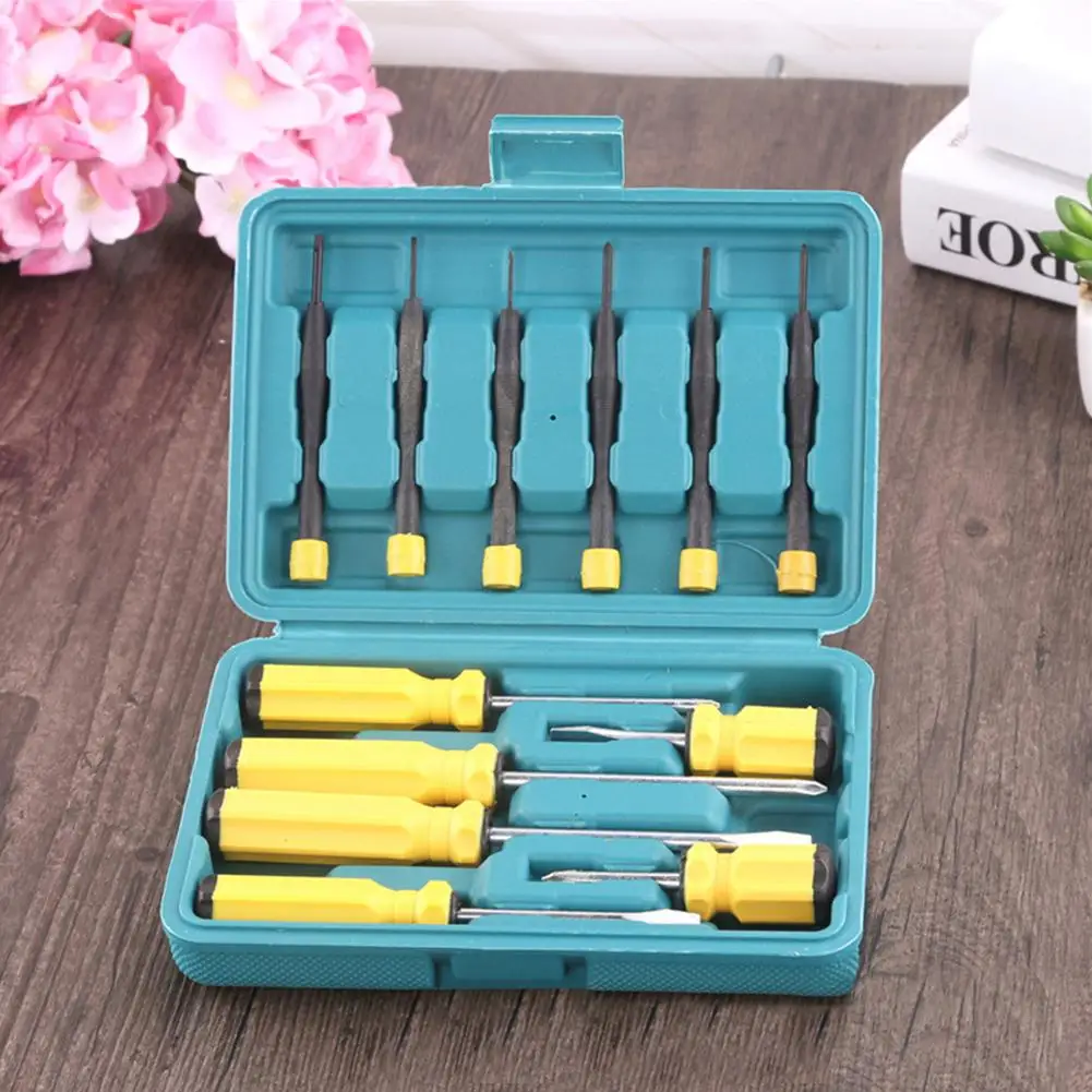 screwdriver Adeeing многофункциональная домашняя аппаратная Комбинация набор инструментов для ремонта с коробкой - Цвет: screwdriver