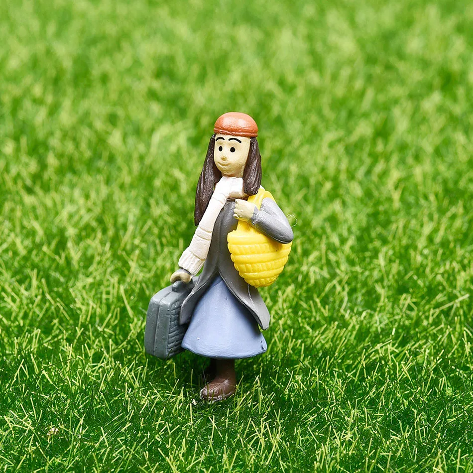 1 пара украшение для дома милые фигурки из смолы ремесла микро ландшафтное