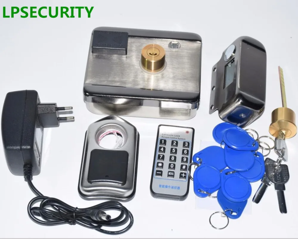 LPSECURITY 13 56 МГц электронный замок на батарейках diy kit DC 12V интегрированная RFID карта