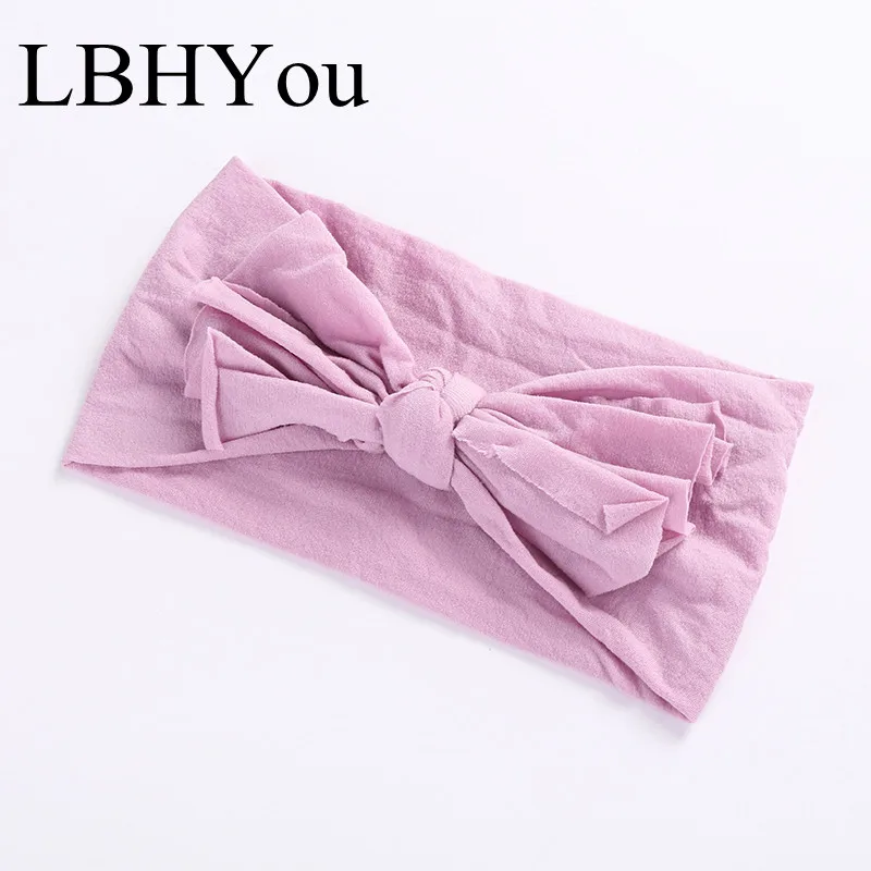 1 шт. бант из нейлона повязка на голову для новорожденных девочек эластичный