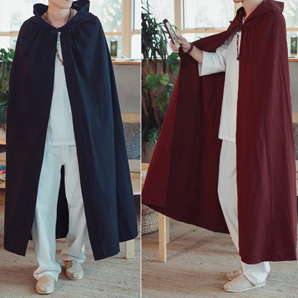 2019 Новое поступление мужские винтажные накидки повседневные свободные