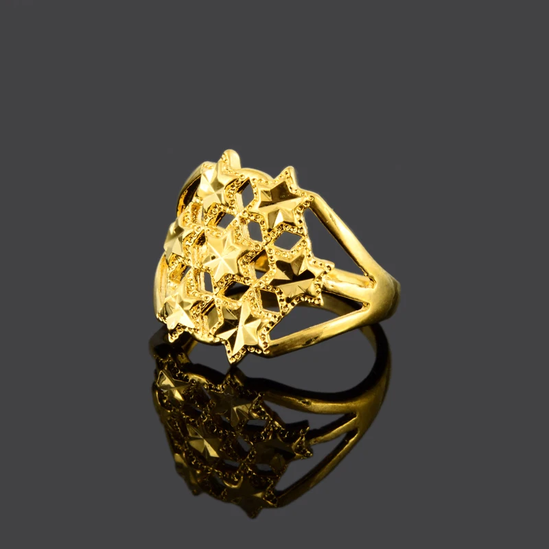 Кольца с различными звездами женские Винтажные Ювелирные украшения подвесками