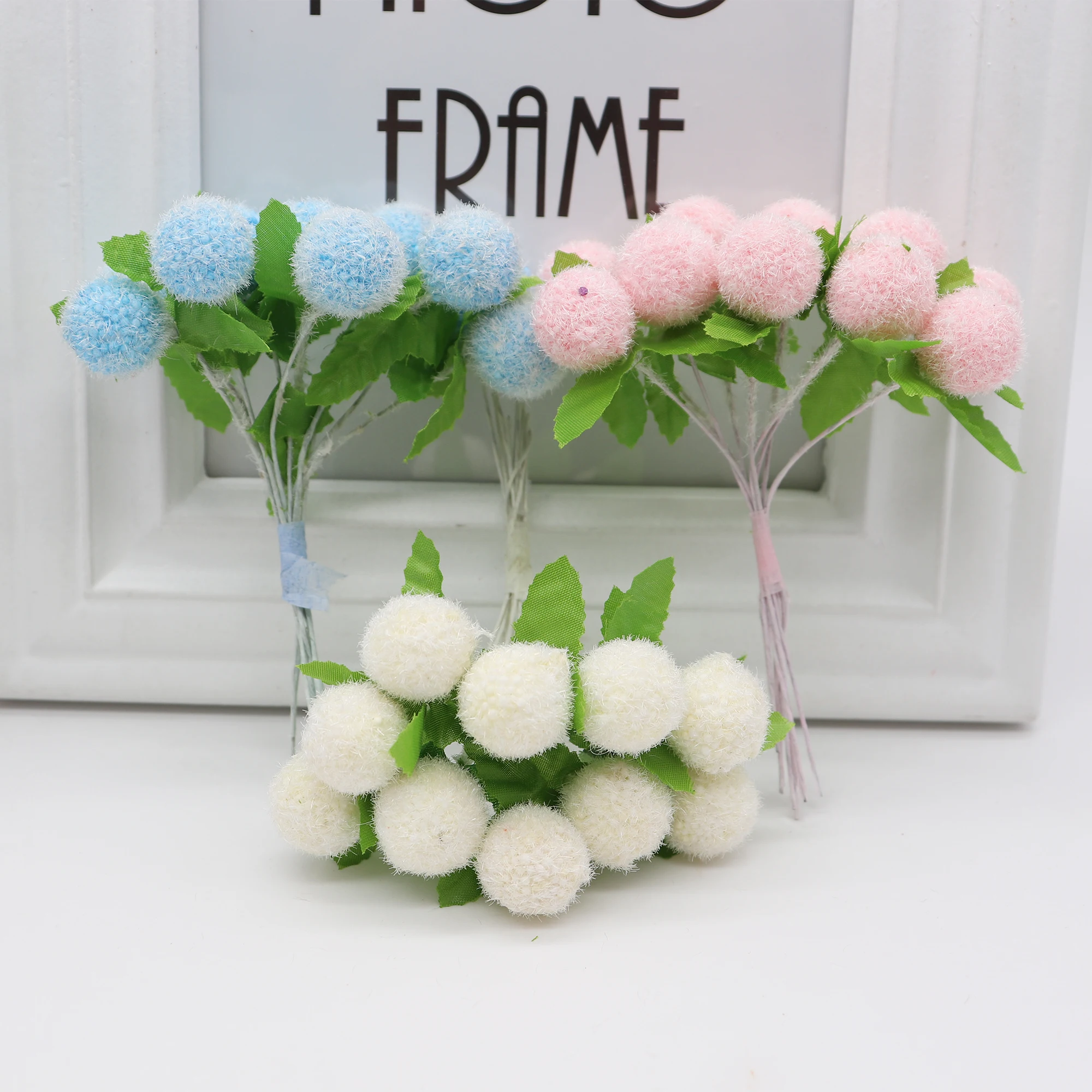 10 шт. искусственный цветок вишни из пены свадебный венок для украшения дома