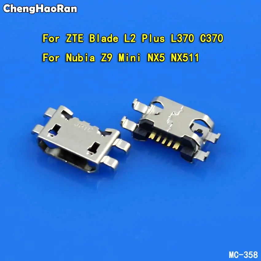 ChengHaoRan для Nubia Z9 Mini NX511 Micro USB разъем зарядного порта док станции ZTE Blade L2 Plus L370
