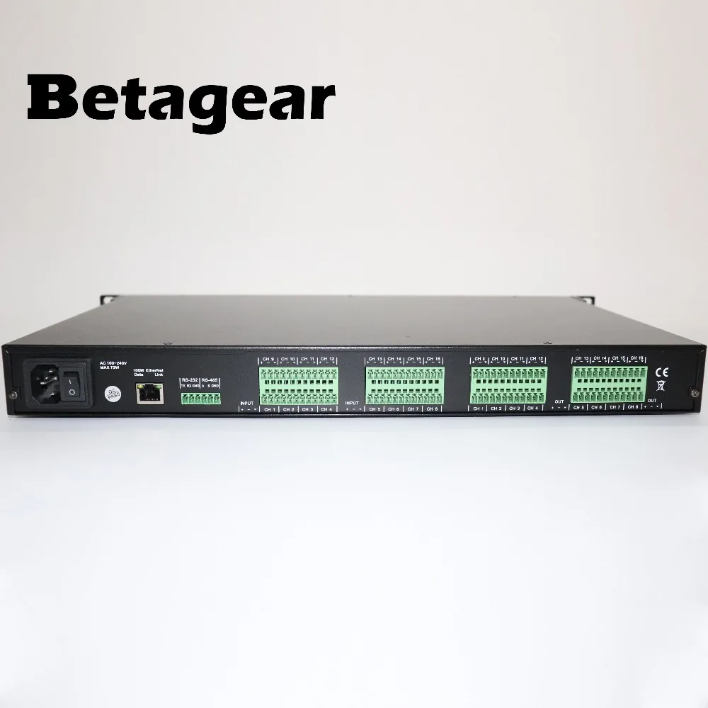 Betagear цифровой аудио матричный процессор DSP 16X16 DSP цифровой сигнальный процессор 100-240 вольт DSP матричный цифровой звуковой процессор