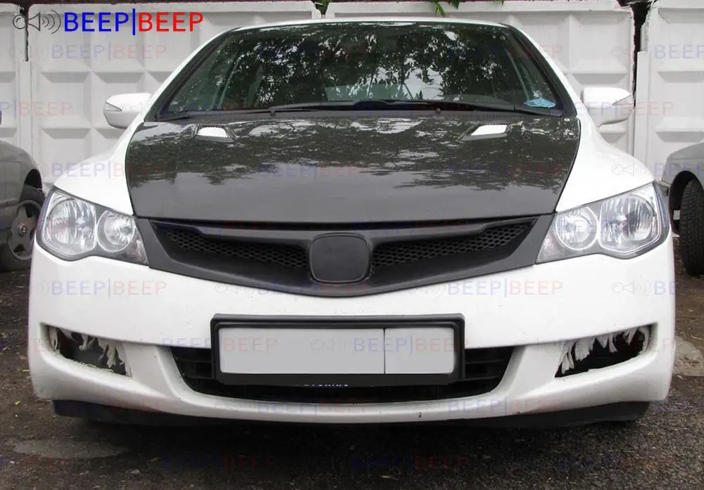 Чехол для радиатора Honda Civic 4D 2006 2010 АБС пластик этикеток спортивных стилей