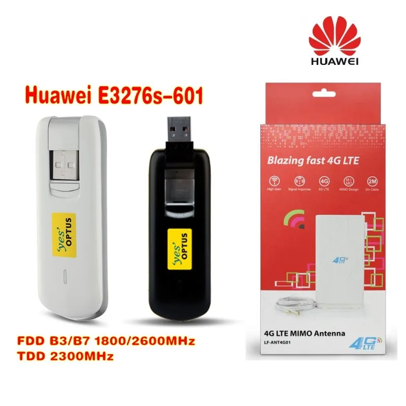 huawei e3276S-601 4g lte modem  FDD 1800/2600MHz TDD2300MHz plus 4g LTE mino Antenna 49dbi gain