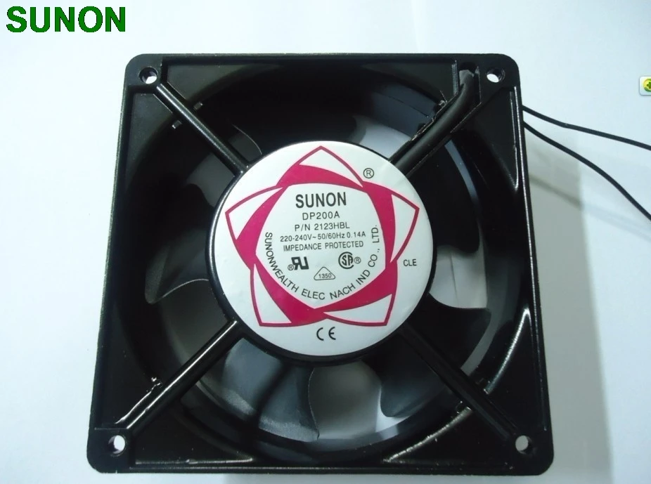 

For Sunon 12038 120*120*38MM 12CM double ball bearing DP200A 220V AC fans