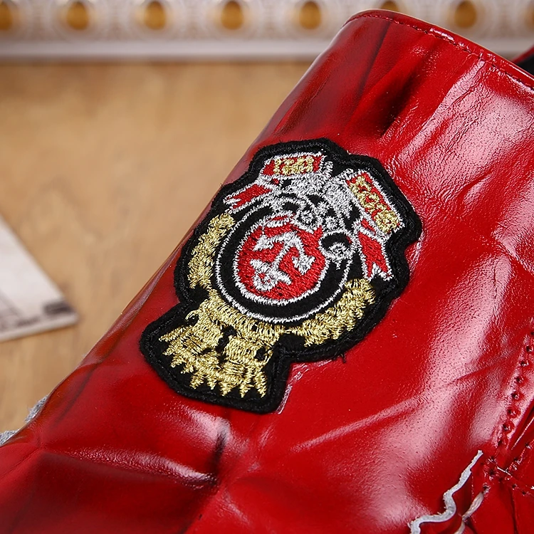 Высококачественные мужские свадебные туфли-оксфорды с острым металлическим