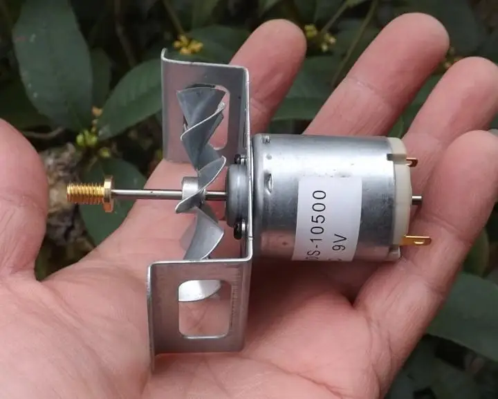 Микро ветер циркулирующий немой Железный лопасть постоянный магнит двигатель DC