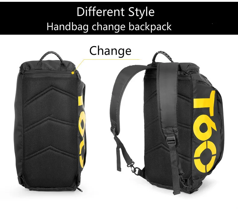 Fitness Training Backpacks Waterproof Gym Sports Bag Men Women Molle Multifunctional Travel Luggage Bolsa Shoulder Handbag