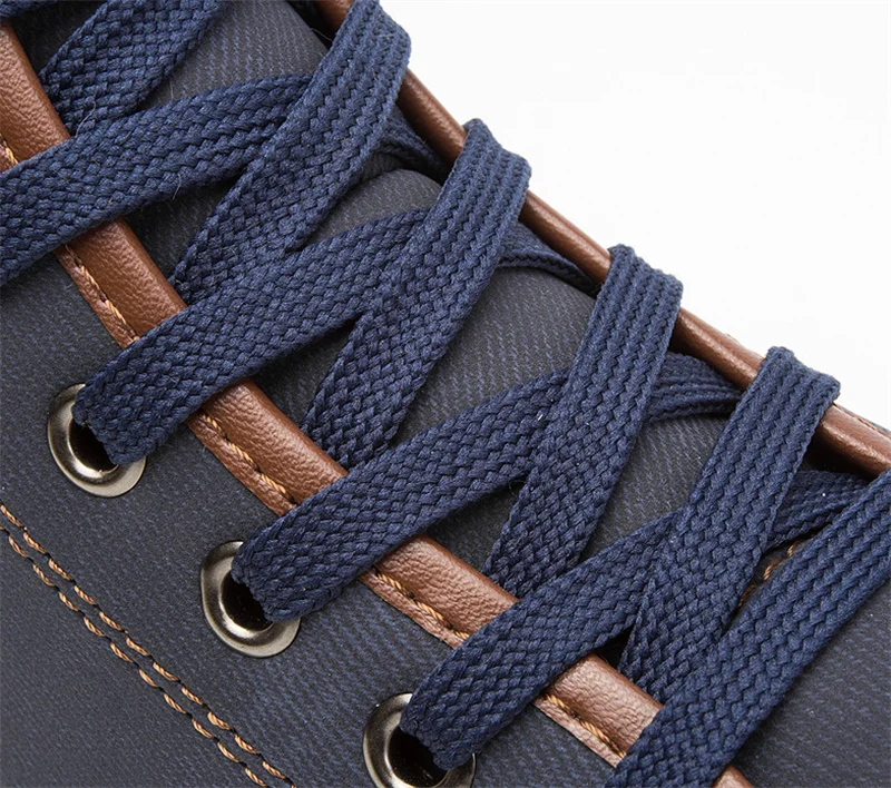 2019 New Arrive Men Causal Shoes Autumn Winter Front Lace-up Leather Ankle Boots Man Casual High Top Canvas Shoe Superstar | Обувь