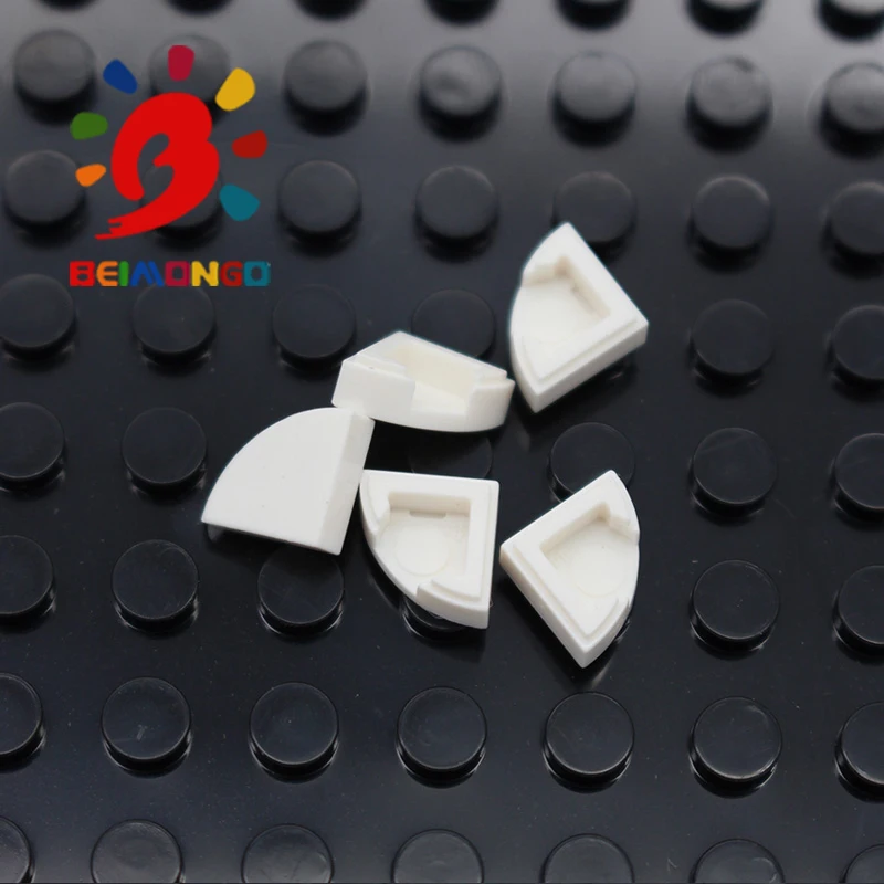 Бесплатная доставка! BEIMONGO строительные блоки плоская плитка 1x1 круглая четверть