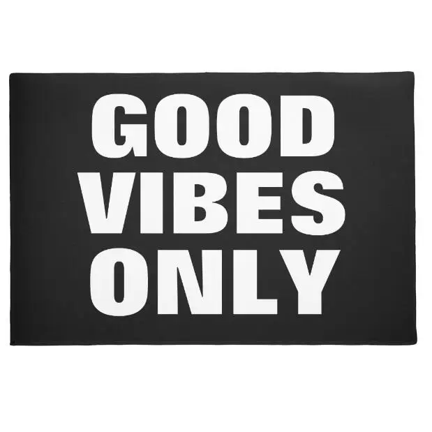 

Забавные коврики для входной двери Good Vibes Only, новые хипстерские коврики для входной двери для гостиной, спальни, модный ковер для дома