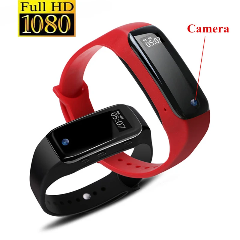 Мини камера HD 1080P Bluetooth спортивный смарт браслет мини видеокамера Видео Диктофон