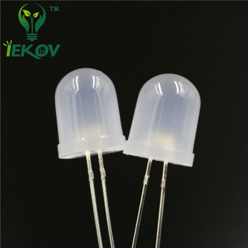 20 шт. LED 10 мм рассеянный светодиодный синий Круглый топ излучающие диоды ультра