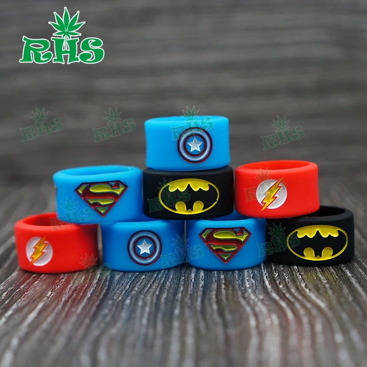 50pcs free ship Colorful with high Quality 100% Original Silicone Made Vape Band Rubber Rings Custom Logo On Vapeband from RHS | Дом и сад