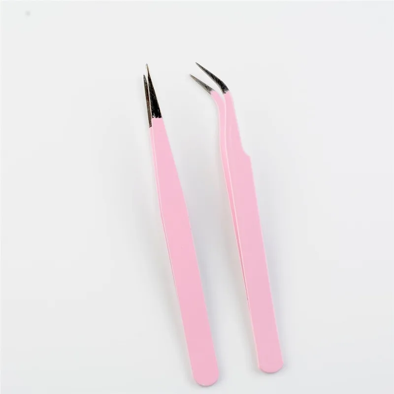 2 шт. пинцет для наращивания ресниц|tweezers for eyelash extensions|tweezers eyelashestweezers straight |