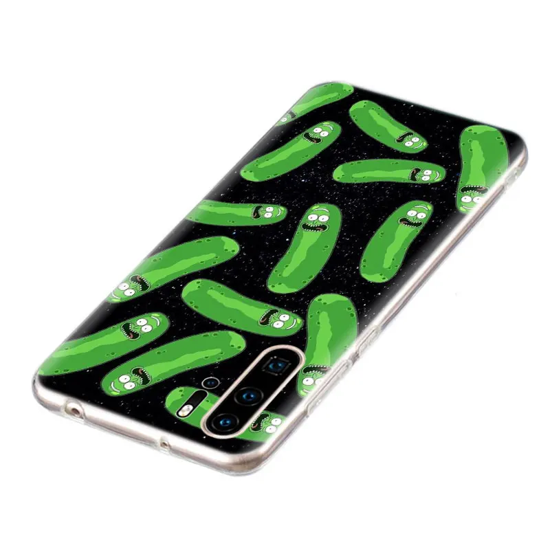 Силиконовый мягкий чехол для телефона Rick and marty pickle rick s для huawei P30 P20 Pro P10 P20 Lite mate 20 10 Pro P Smart Plus чехол