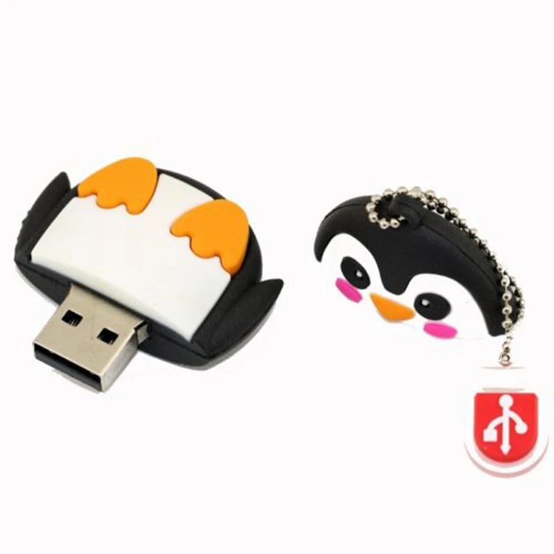 Горячая продажа подарок Usb флеш накопитель 128 МБ 8 ГБ 16 32 сова лиса пчела пингвин usb