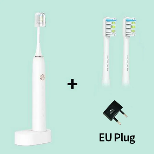 EU White Kit Xiaomi Soocare X3 Soocas Водонепроницаемая электрическая зубная щетка перезаряжаемая звуковая электрическая зубная щетка обновленная ультра звуковая зубная щетка - Цвет: EU White Kit