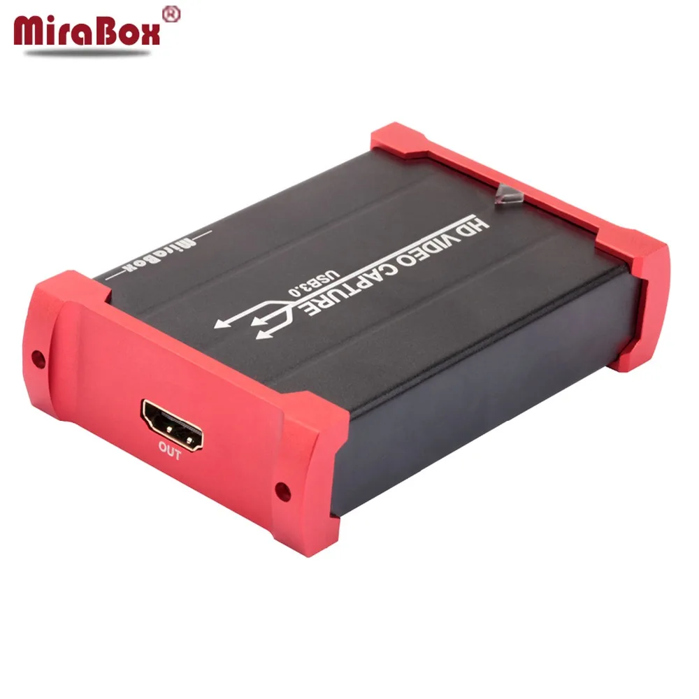 MiraBox HD USB карта видеозахвата с HDMI loop out USB3.0 Совместимость OBS DouYu live программного