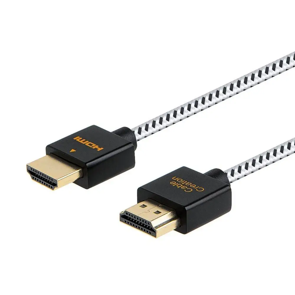 Сверхтонкий кабель HDMI высокоскоростной низкопрофильный 2 0 поддержка 3D 4K @ 60 гц