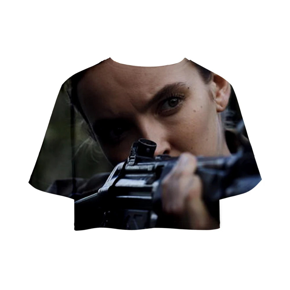 FADUNTOMMY Killing Eve модная летняя футболка из двух частей в 3D стиле женская повседневная