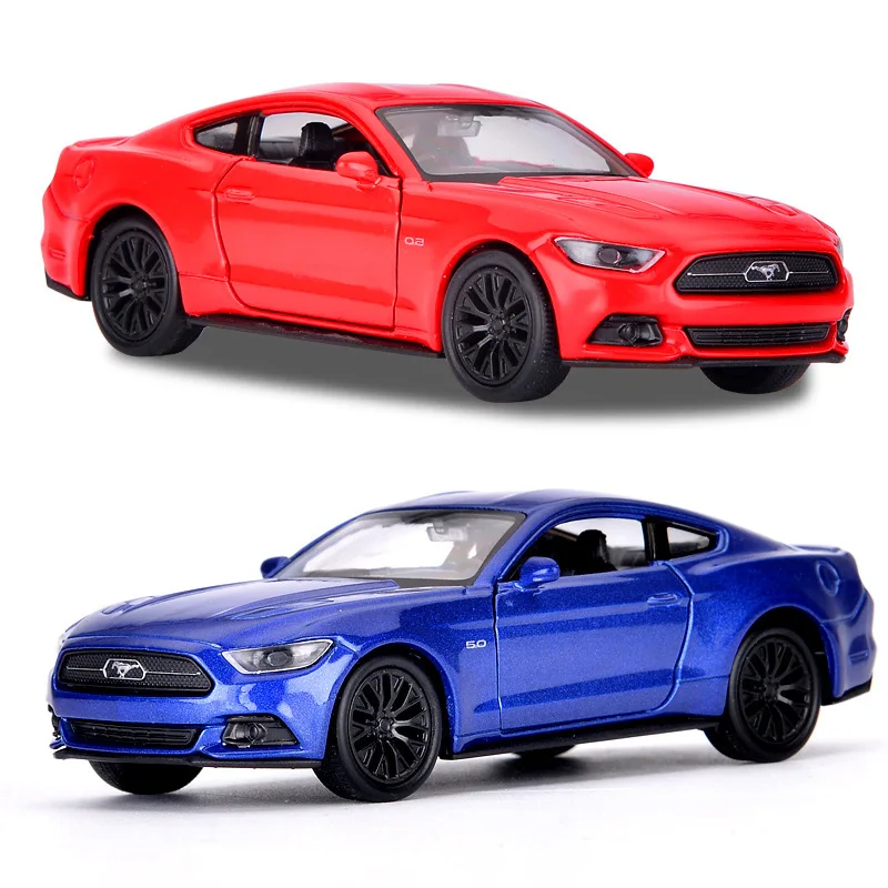 1:36 весы сплав оттягивающаяся модель автомобиля высокая симуляция Ford Mustang