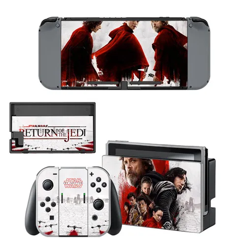 YSNS1031 Стикеры Звездных войн, nintendo switch, кожа, переключатель, Vinilo, наклейка для nintendo Switch, NS, консоль, контроллер Joy-con - Цвет: YSNS1031