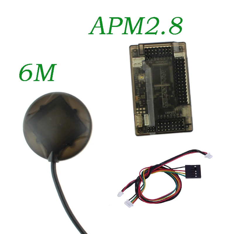 APM 2 8 Контроллер полета ArduPilot Мега внутренний компас 6 м GPS RC самолет часть|apm 2.8|apm
