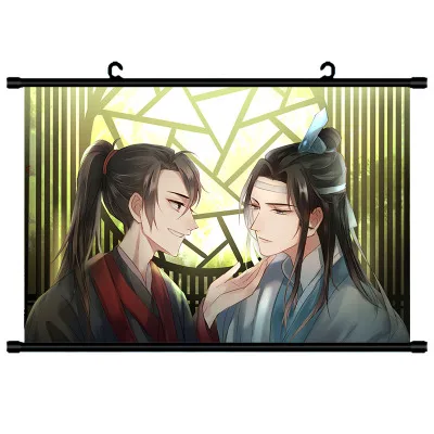 15 Grandmaster of Demonic Cultivation Wei Wuxian Lan Wangji обои плакат настенный свиток висячая живопись Косплей украшение подарок - Цвет: 15