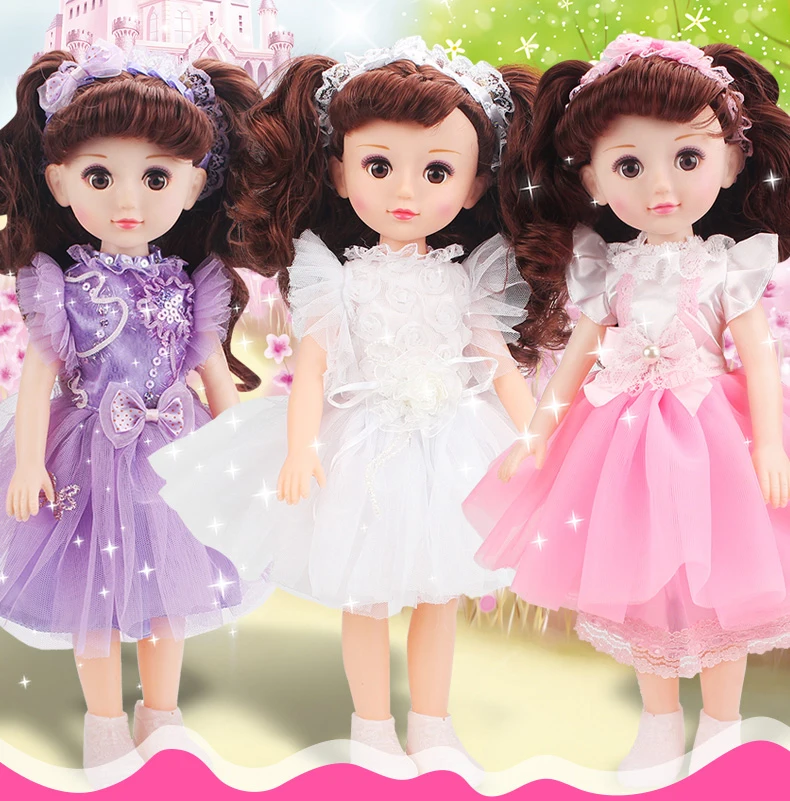 Интерактивная кукла Реалистичная младенец с мерцающими глазами 43 см