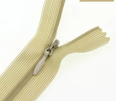 khaki 5 шт./лот 60 см закрытый конец застежки-змейки-невидимки для юбка штаны нейлоновая кружевная молния для DIY Швейные Одежда на застежках-молниях для P051 - Цвет: khaki