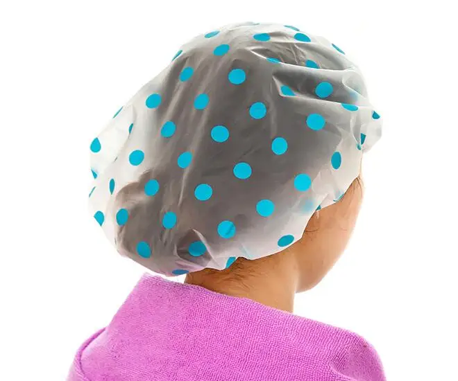 Водонепроницаемая шапочка для душа с защитой окружающей среды и эластичной