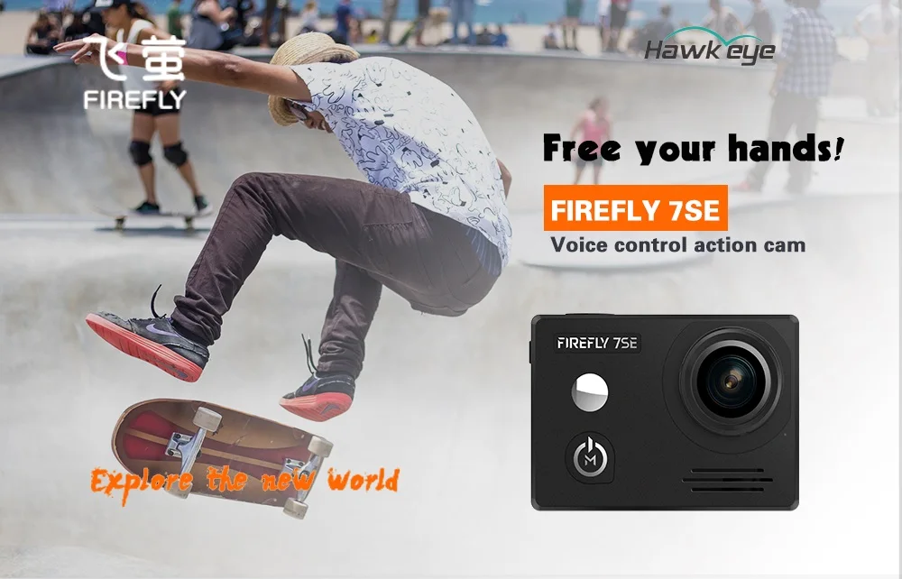 Hawkeye Firefly 7SE Экшн-камера 4KSuper-View Bluetooth FPV Спортивная Экшн-камера