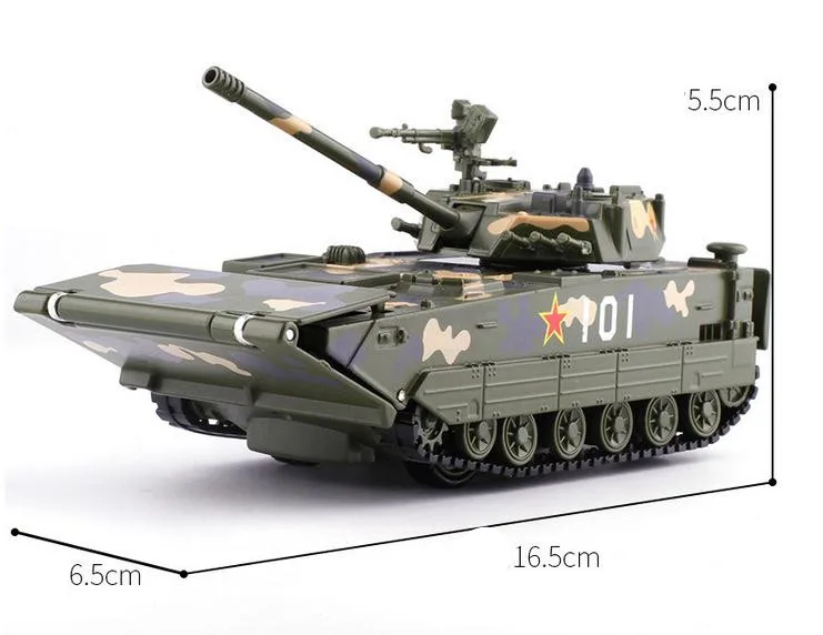 Модель танка из 1:32 сплава, высоко моделирующая Военная игрушка, металлические литья, детские игрушки с музыкальной вспышкой