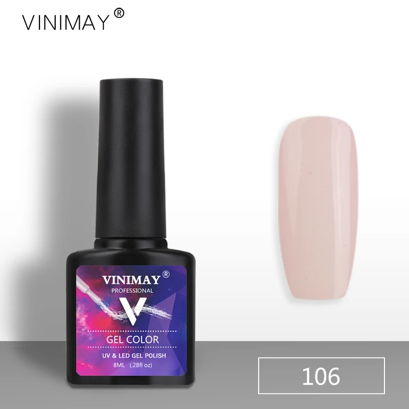 Vinimay Лак для ногтей гель долгое 8 мл УФ Лаки красочные Полирующие средства Наир