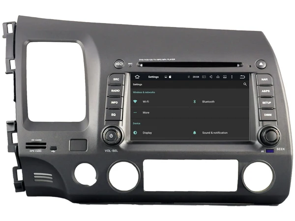Android 8 0 автомобильный DVD GPS для HONDA CIVIC (2006 2011) Поддержка DVR WIFI DSP DAB OBD Octa Core 4 Гб RAM 32 ROM|car