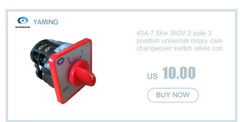 HZ5-20/4 M08 электрический 3 позиции 0-1-2 серебряный контакт 20A 4 кВт 690 В 4 полюса поворотный переключатель кулачковый переключатель управления мотором