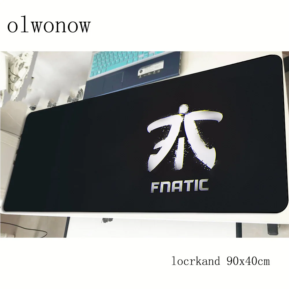 Fnatic Коврик для мыши с изображением 90x40cm Лидер продаж игровой коврик геймер