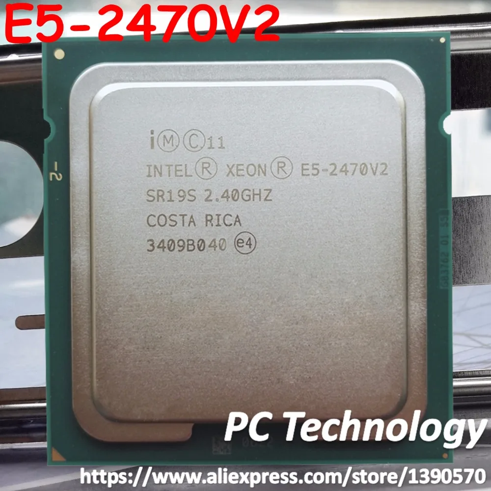 Лучший LGA1356 Intel Xeon E5 2470V2 CPU V2 2 40 ГГц 10 ядерный 25 Мб процессор 2470 V2|intel xeon|xeon e5intel xeon e5 |