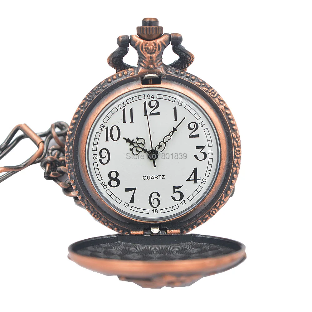 Винтажные мужские/женские кварцевые карманные часы со шлейфом и цепочкой H005|pocket