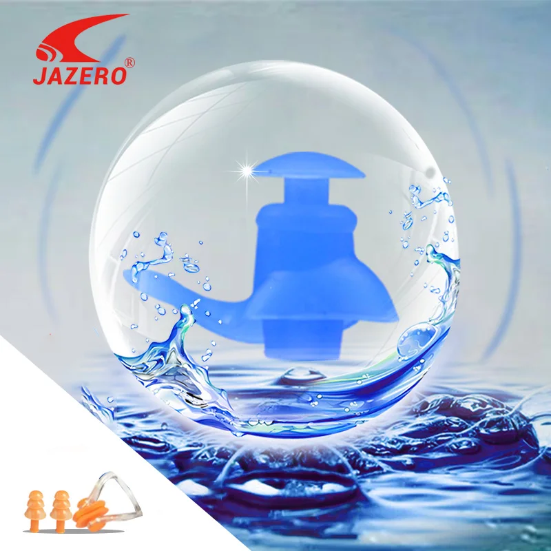 JAZERO Силиконовые Мягкие затычки для ушей плавания красочные Водные виды спорта