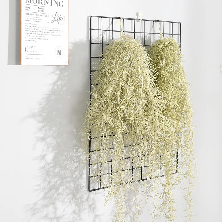 

Hotel window decoration false flowers simulation indoor simulation plant air grass hanging rattan wholesale