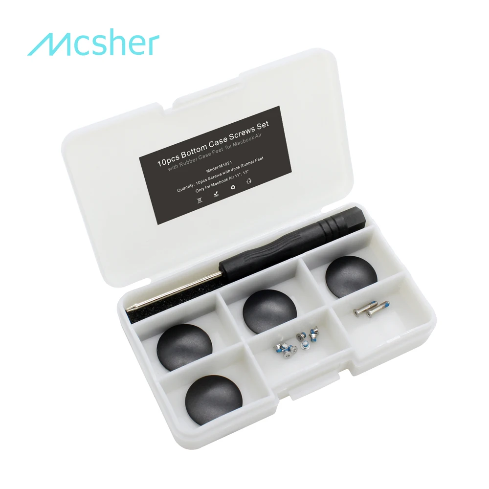 10 шт. набор винтов для Macbook Air A1370 A1465 A1369 A1466 с отверткой|case screws|screw screwscrew set |