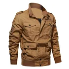 Куртка-бомбер мужская весенняя, тактическая, на молнии, 2019