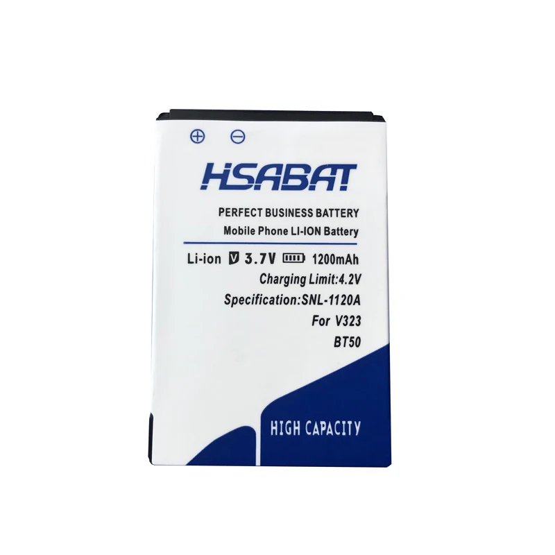 Аккумулятор HSABAT 0 cycle 1200 мАч для MOTOROLA Tundra V195 V235 V323 V325 V360 V360i V360v V361 V365 V465 V975 V980 BT50|battery
