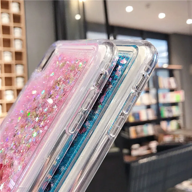 Динамический Блестящий песочный чехол со звездами для xiaomi 8 lite 9 9SE 5X 6X F1 Mix2 2s Max2 3
